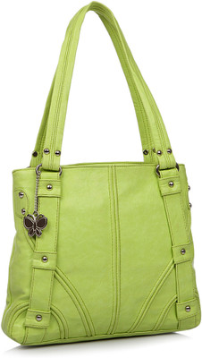 29% OFF on Butterflies Trendy Hand-held Bag Green