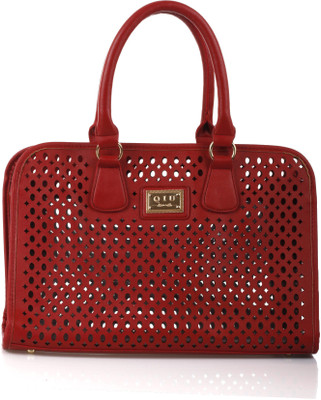 8% OFF on QUI Chic Cut Out Hand-held Bag Red 8% OFF on QUI Chic Cut Out Hand-held Bag Red