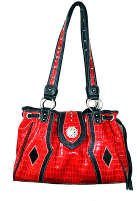 63% OFF on Saiva Western Style Studded With Rhinestones Shoulder Bag Red-04 63% OFF on Saiva Western Style Studded With Rhinestones Shoulder Bag Red-04