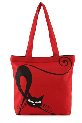 42% OFF on Vogue Tree Meowcat Tote Red 42% OFF on Vogue Tree Meowcat Tote Red