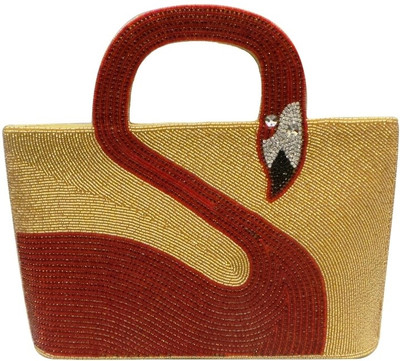 Bhamini Swan Hand-held Bag Gold-01 Bhamini Swan Hand-held Bag Gold-01