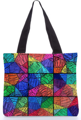 17% OFF on Rebel Square Abstract Tote Multi-color