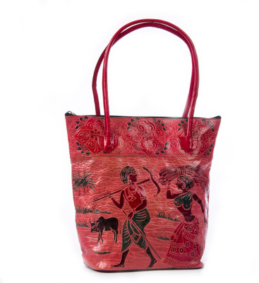 MunMun Attractive Shopping Shoulder Bag Brown MunMun Attractive Shopping Shoulder Bag Brown