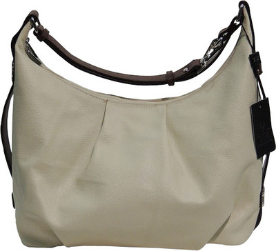 33% OFF on Mex Women Leather Bag Hobo Beige