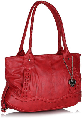 49% OFF on Butterflies Elegant Design Hand Bag Red
