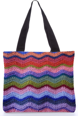 30% OFF on Snoogg Canvas Design Woollen Sewed Pattern Tote Multicolor 30% OFF on Snoogg Canvas Design Woollen Sewed Pattern Tote Multicolor