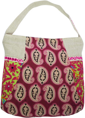 28% OFF on Stylocus A Printed hobo with Rabari work side pockets Shoulder Bag Pink 28% OFF on Stylocus A Printed hobo with Rabari work side pockets Shoulder Bag Pink