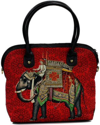 DesiPop Gajred Hand-held Bag Red