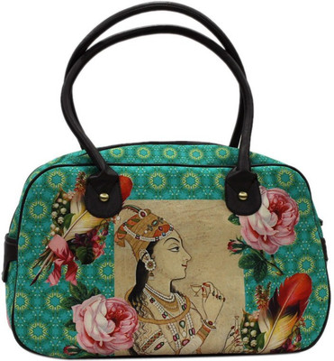 DesiPop RosaRaniaqua Hand-held Bag Green