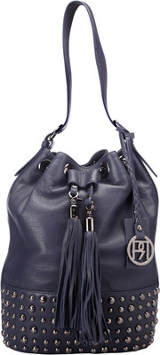 Phive Rivers Women Leather-PR909 Shoulder Bag Blue