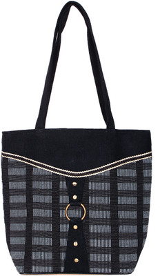 44% OFF on HS Jutecraft 2041 Shoulder Bag Black Check