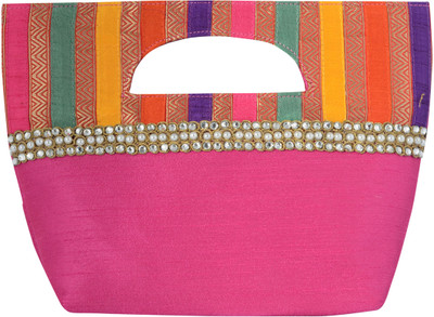 23% OFF on Potlis 51 Hand-held Bag Pink 06