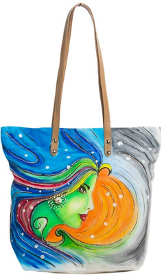5% OFF on Pranil Designs Side Profiled Lady Tote Multicolor 5% OFF on Pranil Designs Side Profiled Lady Tote Multicolor