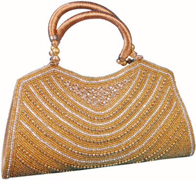 66% OFF on La Polo LP0005 Hand-held Bag Golden-01