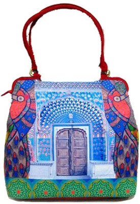 11% OFF on Craftstages Digital Print Hand-held Bag Red 11% OFF on Craftstages Digital Print Hand-held Bag Red