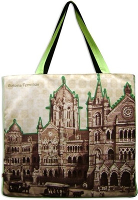 The Bombay Store Jhola - Victoria Terminus Tote Multi-color The Bombay Store Jhola - Victoria Terminus Tote Multi-color