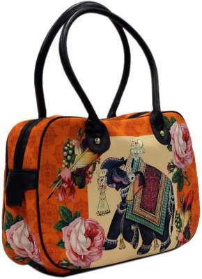 DesiPop RosaHathi Hand-held Bag Orange