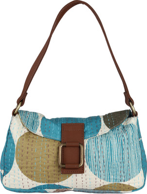 60% OFF on Rajrang Kantha Work Shoulder Bag Beige-04 60% OFF on Rajrang Kantha Work Shoulder Bag Beige-04