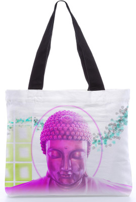 30% OFF on Snoogg Canvas Design Lord Buddha Tote White 30% OFF on Snoogg Canvas Design Lord Buddha Tote White