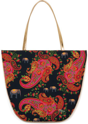 India Circus Paisley Pleasures Oval Tote Multicolor