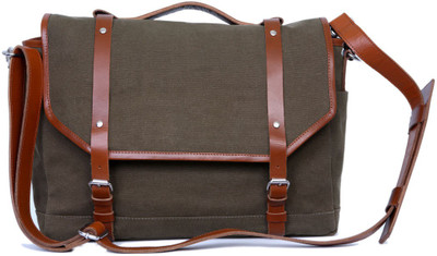 32% OFF on Taws Bang For Your Buck Leather Shoulder Bag Khaki