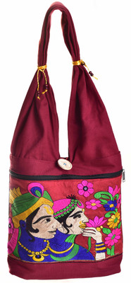 55% OFF on Baghut Jodhaa-Akbar Style Embroidered Shoulder Bag Red-06 55% OFF on Baghut Jodhaa-Akbar Style Embroidered Shoulder Bag Red-06