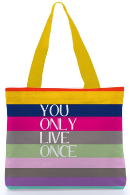41% OFF on Snoogg Yolo Bag - Rpc-044 Tote Multicolor 41% OFF on Snoogg Yolo Bag - Rpc-044 Tote Multicolor