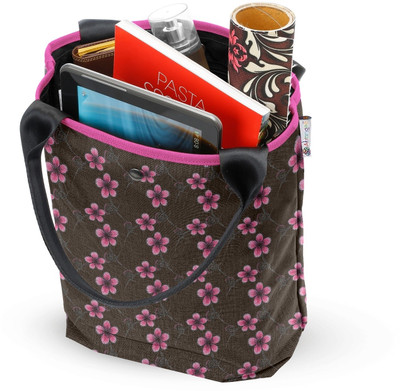 50% OFF on Atrangee Charming Floral Tall Tote Black & Pink 50% OFF on Atrangee Charming Floral Tall Tote Black & Pink