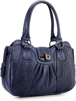 15% OFF on Phive Rivers Women Leather -PR854 Hand-held Bag Navy
