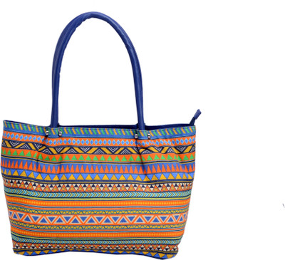 Pimento By Malaga Canvas Shoulder Bag Blue-01 Pimento By Malaga Canvas Shoulder Bag Blue-01