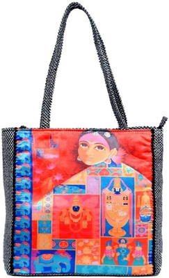 Craftstages Stylish Digital Print Shoulder Bag Grey