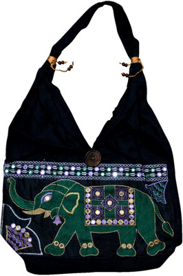 24% OFF on DFR Ethnic Shoulder Bag Black-06 24% OFF on DFR Ethnic Shoulder Bag Black-06