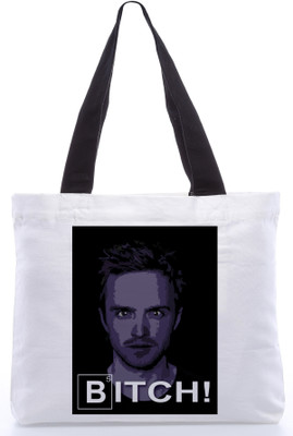 30% OFF on Snoogg Canvas Design Face Print Tote White 30% OFF on Snoogg Canvas Design Face Print Tote White