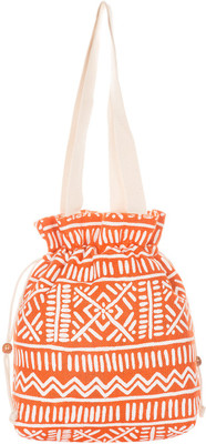 Jute Cottage Long Batua Shoulder Bag Orange Jute Cottage Long Batua Shoulder Bag Orange