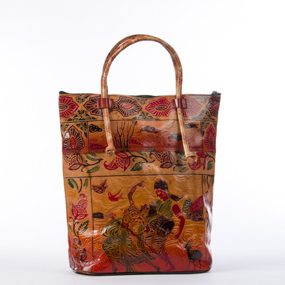 MunMun Stylish Ladies Hand-held Bag Brown MunMun Stylish Ladies Hand-held Bag Brown