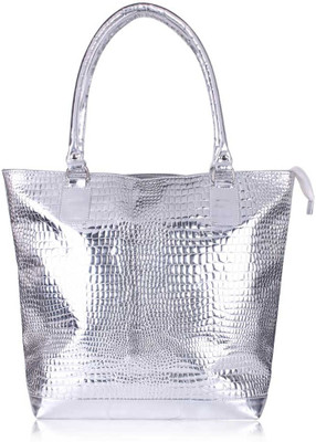 43% OFF on Advika Patent crocodile Shoulder Bag Silver 43% OFF on Advika Patent crocodile Shoulder Bag Silver
