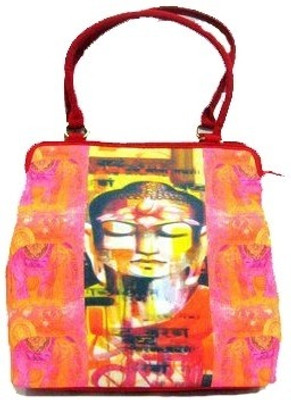 33% OFF on Craftstages Digital Print Hand-held Bag Red 33% OFF on Craftstages Digital Print Hand-held Bag Red