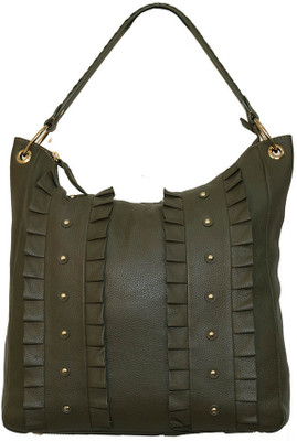 40% OFF on Traversys Pure Leather Shoulder Bag Millitary Green