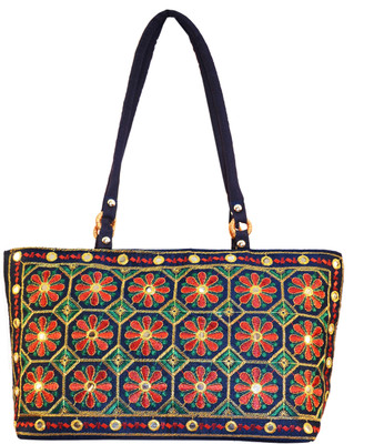 70% OFF on Shilpkart Ethnic Embroidery Hand-held Bag Navy Blue 70% OFF on Shilpkart Ethnic Embroidery Hand-held Bag Navy Blue