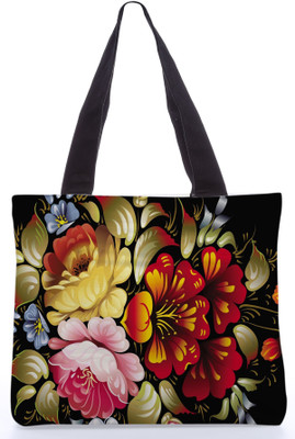 17% OFF on Rebel Flowers Abstract Tote Multi-color