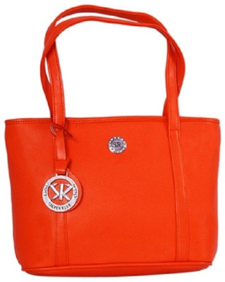 68% OFF on Womaniya Ethnic Silver Rose Collection-111 Hand-held Bag Orange