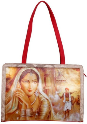 40% OFF on Craftstages Rajasthan Digital Print with Border Shoulder Bag Red