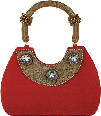 57% OFF on Aadi And Sons Embellished Hand-held Bag Red02 57% OFF on Aadi And Sons Embellished Hand-held Bag Red02