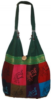 59% OFF on Authority Jaipuri Eight Elephant Tote Multicolor