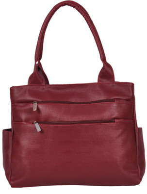 60% OFF on Speed Dot Six Phockets Woman Shoulder Bag Maroon-Da03