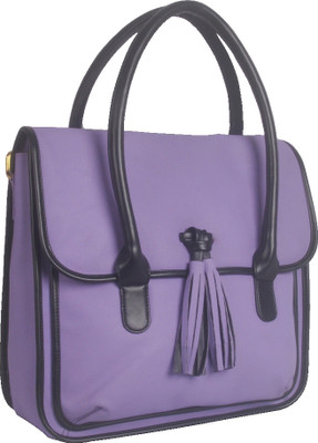Toteteca Bag Works Large Flap Tote Shoulder Bag - Purple