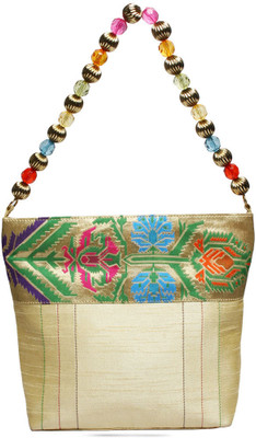 34% OFF on Sparkle Street Brocade Patti Shoulder Bag Multicolor