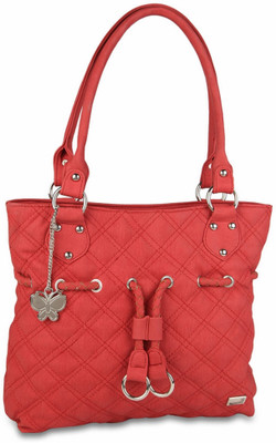 54% OFF on Butterflies Quilted Hand Bag Red 54% OFF on Butterflies Quilted Hand Bag Red