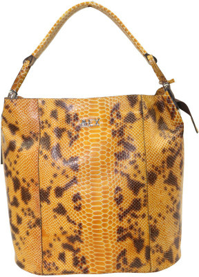 30% OFF on Mex Snake Print Shoulder Bag Yellow