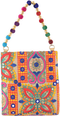 23% OFF on Potlis Designer Hand-held Bag Gold-02 23% OFF on Potlis Designer Hand-held Bag Gold-02